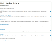 Tablet Screenshot of funky-monkey-designs.blogspot.com