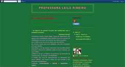 Desktop Screenshot of professoraleilaribeiro.blogspot.com