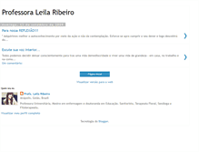Tablet Screenshot of professoraleilaribeiro.blogspot.com
