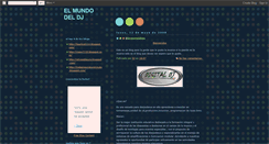 Desktop Screenshot of elmundodeldj.blogspot.com