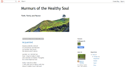 Desktop Screenshot of murmursofthehealthysoul.blogspot.com