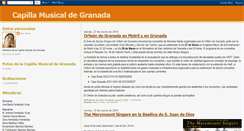 Desktop Screenshot of capillamusicaldegranada.blogspot.com