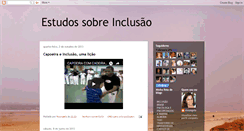 Desktop Screenshot of estudossobreinclusao.blogspot.com