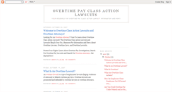 Desktop Screenshot of overtimepayclassaction.blogspot.com