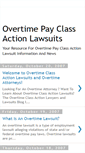Mobile Screenshot of overtimepayclassaction.blogspot.com