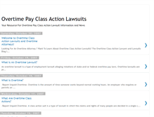 Tablet Screenshot of overtimepayclassaction.blogspot.com