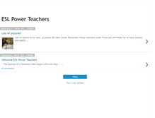Tablet Screenshot of eslpowerteachers.blogspot.com