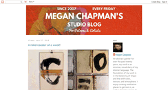 Desktop Screenshot of meganchapman.blogspot.com