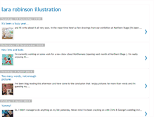 Tablet Screenshot of lararobinsonillustration.blogspot.com