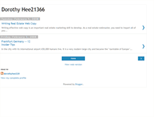 Tablet Screenshot of dorothyhee5722.blogspot.com