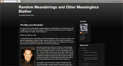 Desktop Screenshot of meaningless-blather.blogspot.com