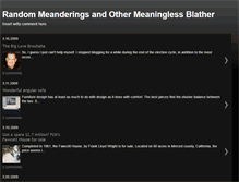 Tablet Screenshot of meaningless-blather.blogspot.com