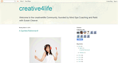Desktop Screenshot of creative4life.blogspot.com