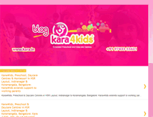 Tablet Screenshot of kara4kids.blogspot.com