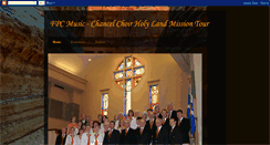 Desktop Screenshot of fpcchancelchoirholylandmissiontour.blogspot.com