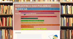 Desktop Screenshot of biliotecadaspalabrasmaxicas.blogspot.com
