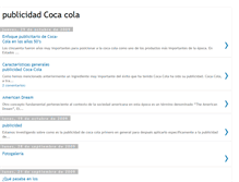 Tablet Screenshot of cocacolapublicidad.blogspot.com