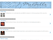 Tablet Screenshot of msbelle.blogspot.com