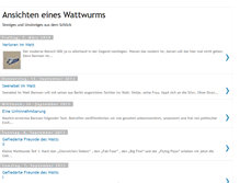 Tablet Screenshot of ansichteneineswattwurms.blogspot.com