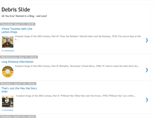 Tablet Screenshot of debris-slide.blogspot.com