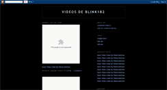 Desktop Screenshot of blink182videos.blogspot.com