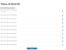 Tablet Screenshot of blink182videos.blogspot.com
