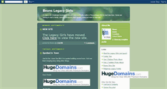 Desktop Screenshot of legacygirls.blogspot.com