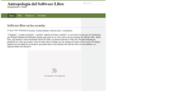 Desktop Screenshot of antropologiadelsoftwarelibre.blogspot.com