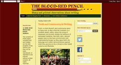 Desktop Screenshot of bloodredpencil.blogspot.com