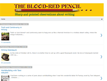 Tablet Screenshot of bloodredpencil.blogspot.com
