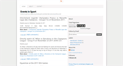 Desktop Screenshot of eventsinsport.blogspot.com