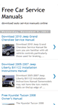 Mobile Screenshot of carservicemanuals.blogspot.com