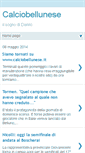 Mobile Screenshot of calciobellunese.blogspot.com