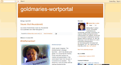 Desktop Screenshot of goldmaries-wortportal.blogspot.com