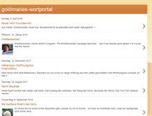 Tablet Screenshot of goldmaries-wortportal.blogspot.com