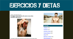 Desktop Screenshot of ejercicios-dietas.blogspot.com