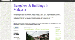 Desktop Screenshot of bungalowsales1malaysia.blogspot.com