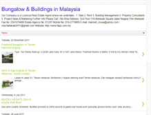 Tablet Screenshot of bungalowsales1malaysia.blogspot.com