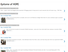 Tablet Screenshot of epitomeofhope.blogspot.com