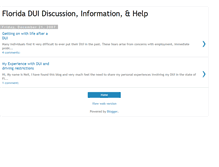 Tablet Screenshot of florida-dui-blog.blogspot.com