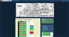 Desktop Screenshot of 3x3gladiators2009.blogspot.com