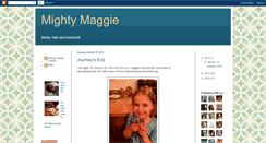 Desktop Screenshot of mightymaggie.blogspot.com