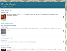 Tablet Screenshot of mightymaggie.blogspot.com