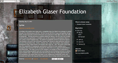 Desktop Screenshot of lizglaserfoundation.blogspot.com