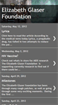 Mobile Screenshot of lizglaserfoundation.blogspot.com