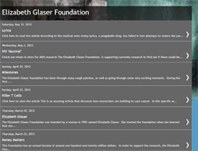 Tablet Screenshot of lizglaserfoundation.blogspot.com