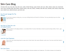 Tablet Screenshot of beautifulskinblog.blogspot.com