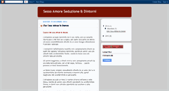 Desktop Screenshot of amore-seduzione.blogspot.com
