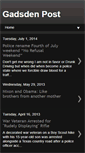 Mobile Screenshot of gadsdenpost.blogspot.com