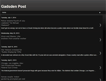 Tablet Screenshot of gadsdenpost.blogspot.com